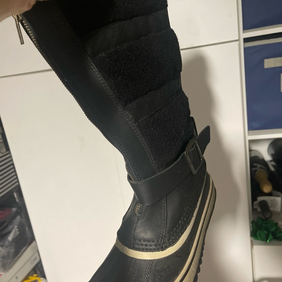 Sorel Womens Black Helen Of Tundra II NL1496-010 Mid Calf Snow Boots Size US 7/8 - Picture 2 of 10